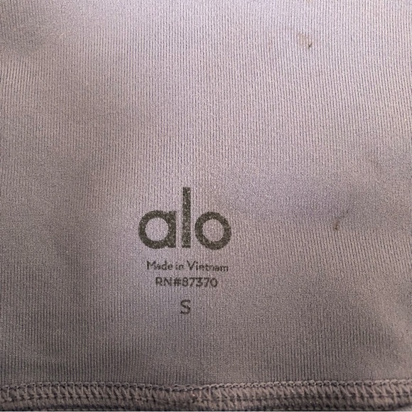 Alo Yoga 7/8 High-Waist Airbrush Legging Infinity Blue S - Picture 9 of 11